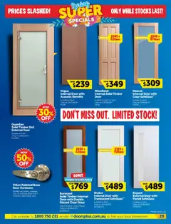 Preview of catalogue Catalogue from shop Doors Plus valid 01/10/2025 | Page: 29