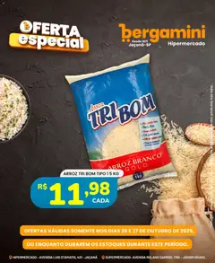 Pré-Visualização do folheto "Ofertas Especiais " da loja Supermercado Bergamini válido a partir de 26/10/2025