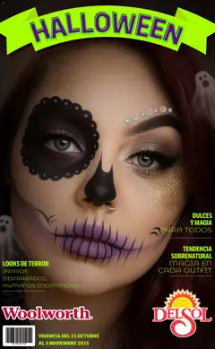 Vista previa las ofertas de la tienda Del Sol y Woolworth - Catálogo Halloween desde el 23/10/2025 