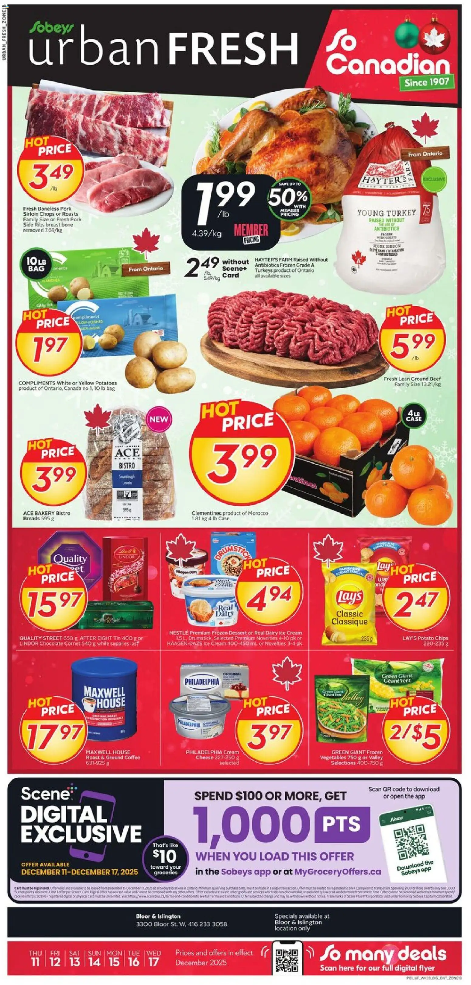 Preview of leaflet Weekly Flyer - ON from shop Sobeys is valid from Dec 11, 2025