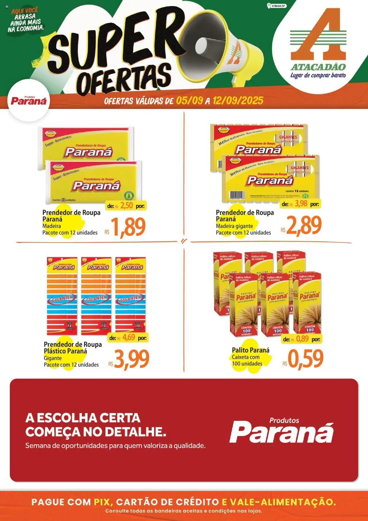 Atacadão folheto "Ofertas - SP" válido a partir de 05/09/2025 - número de página 1