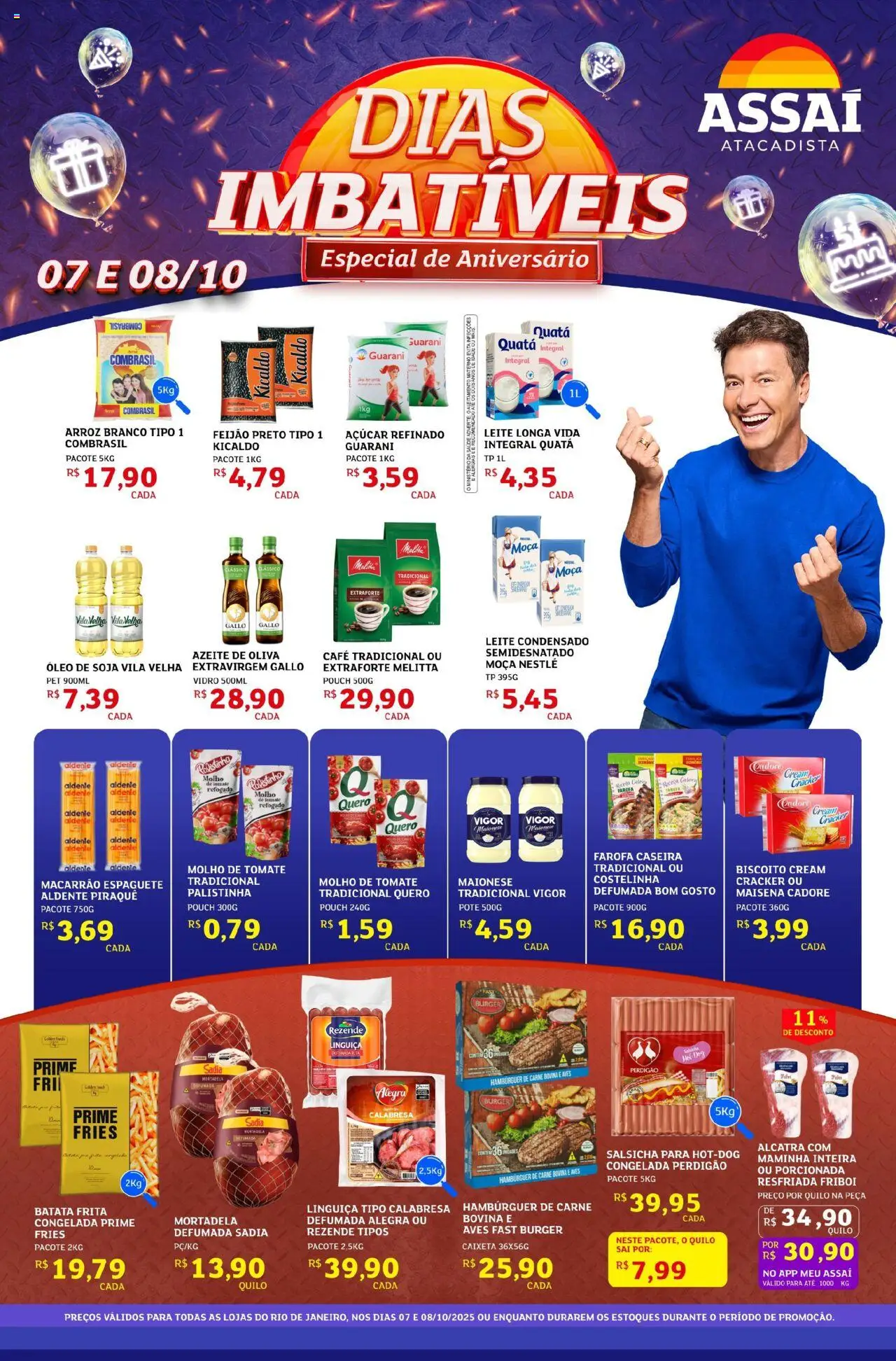 Assaí Atacadista folheto "Encarte - RJ" válido a partir de 07/10/2025 - número de página 1