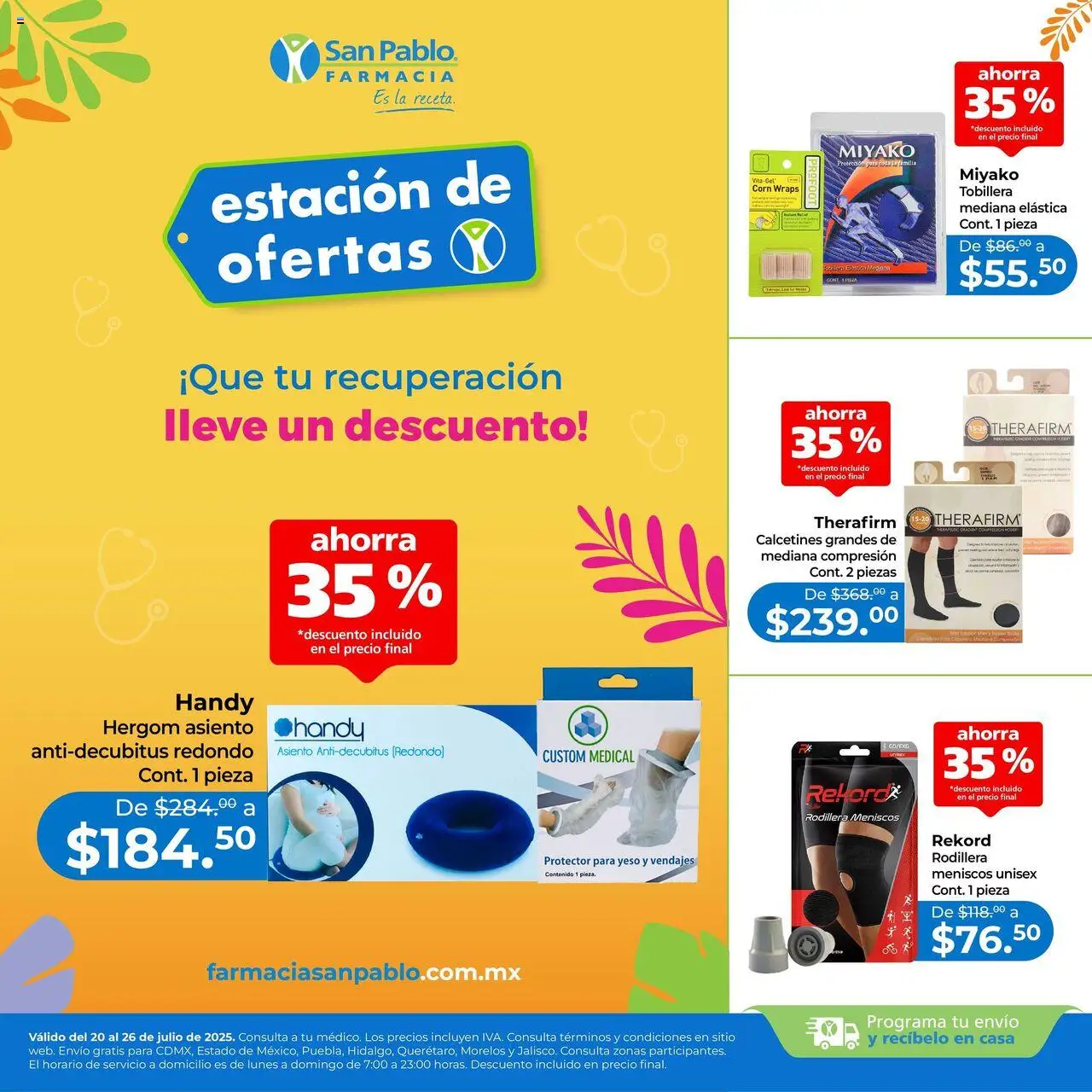 Catálogo Farmacia San Pablo y sus promociones válidas desde el 20/07/2025 - Número de página 1