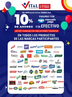 Vista previa del folleto de la tienda Vital válido desde el 27/08/2025 