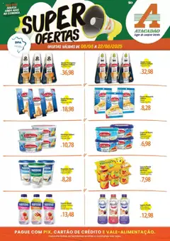 Pré-Visualização do folheto "Ofertas Laticínios" da loja Atacadão válido a partir de 08/08/2025
