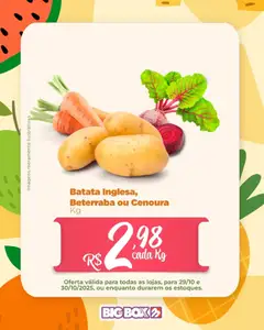 Pré-Visualização do folheto "Ofertas Sacolão" da loja Big Box válido a partir de 29/10/2025