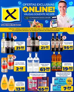 Pré-Visualização do folheto "Ofertas Exclusivas" da loja X Supermercados válido a partir de 08/12/2025