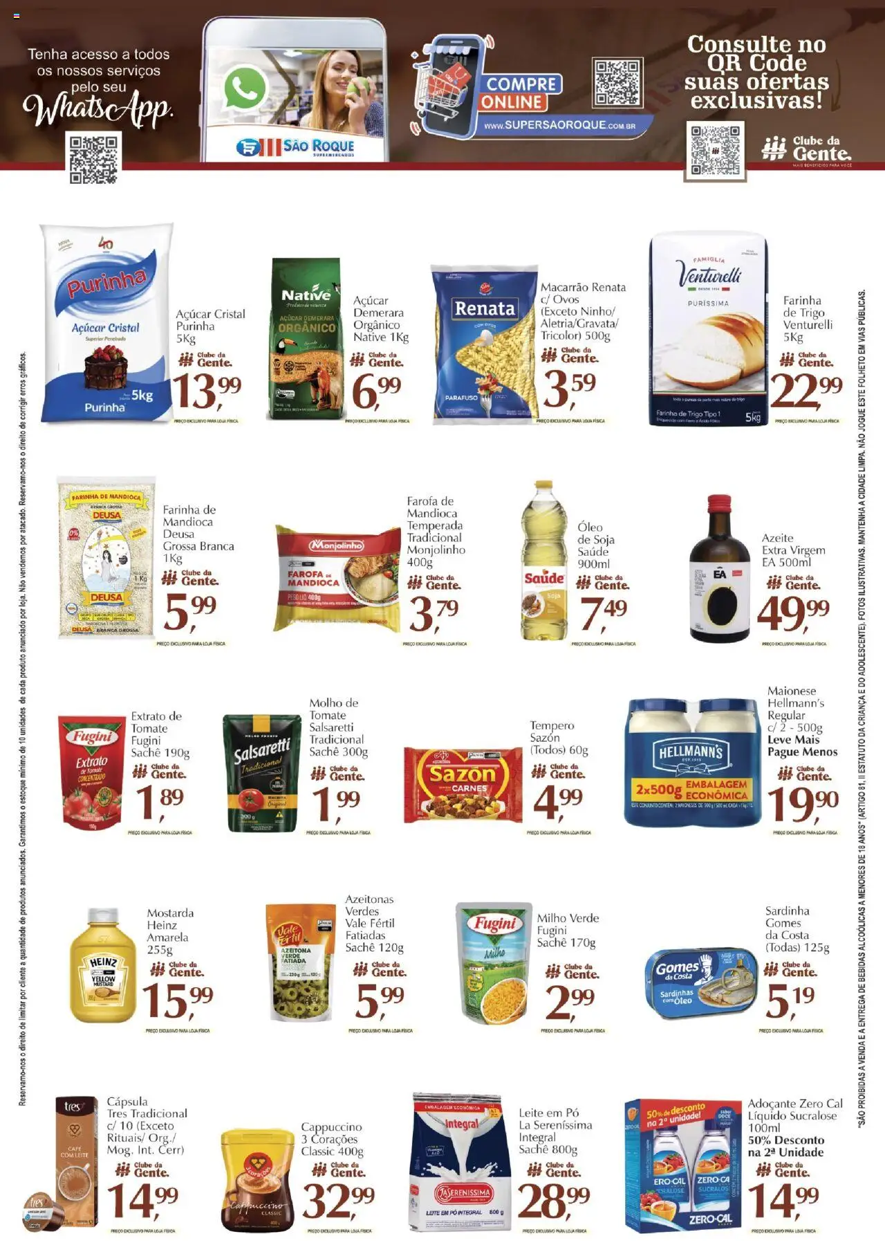 São Roque Supermercados folheto "Ofertas da semana" válido a partir de 10/10/2025 - número de página 1