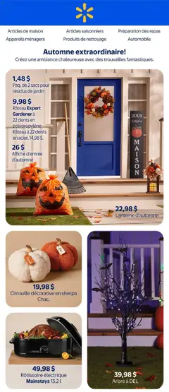 Preview of leaflet Automne extraordinaire - La Pocatière from shop Walmart is valid from Sep 25, 2025
