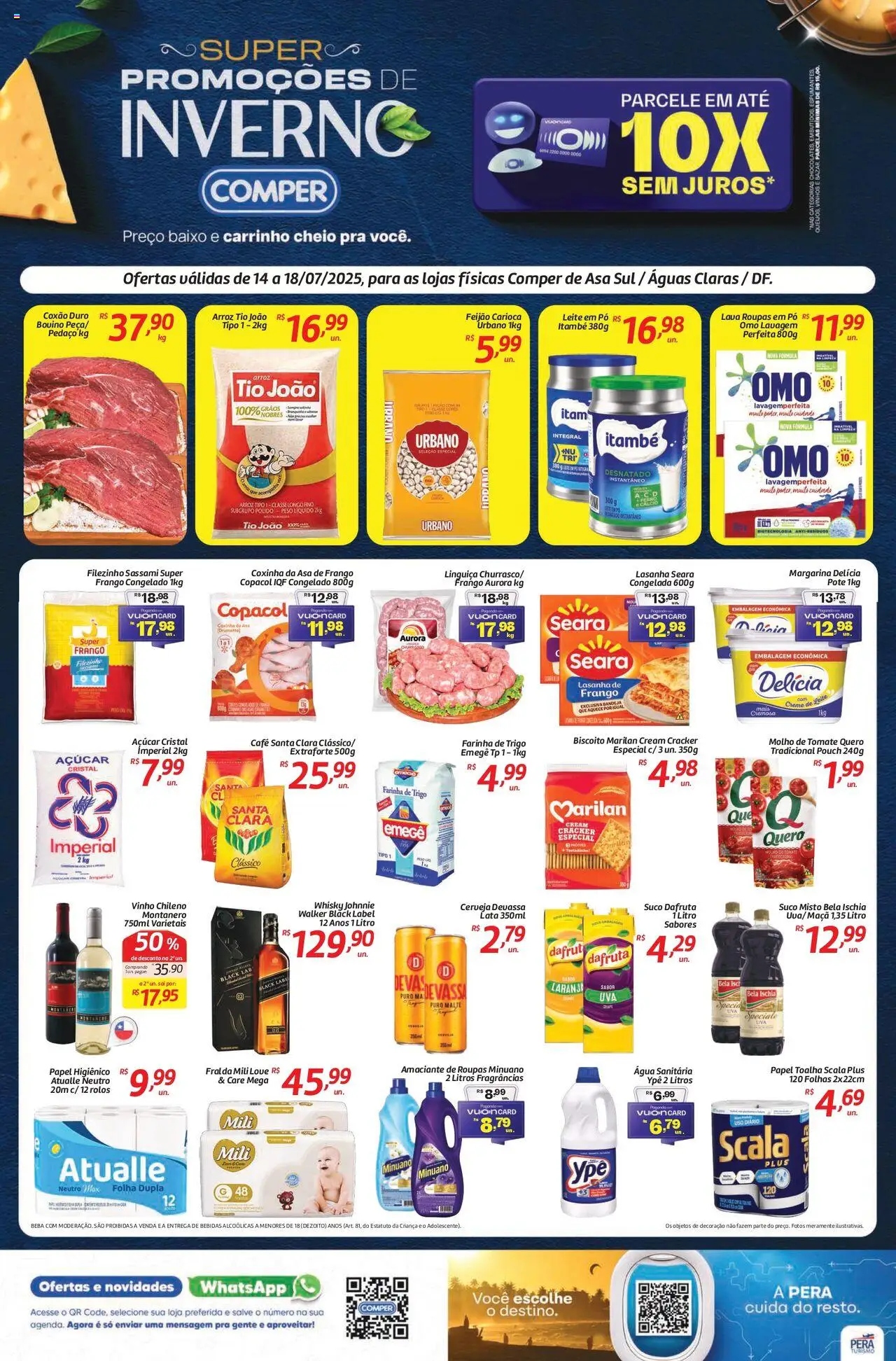 Comper folheto "Ofertas da semana" válido a partir de 14/07/2025 - número de página 1