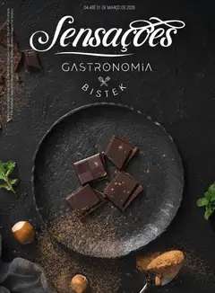 Pré-Visualização do folheto "Bistek Supermercados ofertas Sensações Gastronomia" da loja Bistek Supermercados válido a partir de 04/03/2026