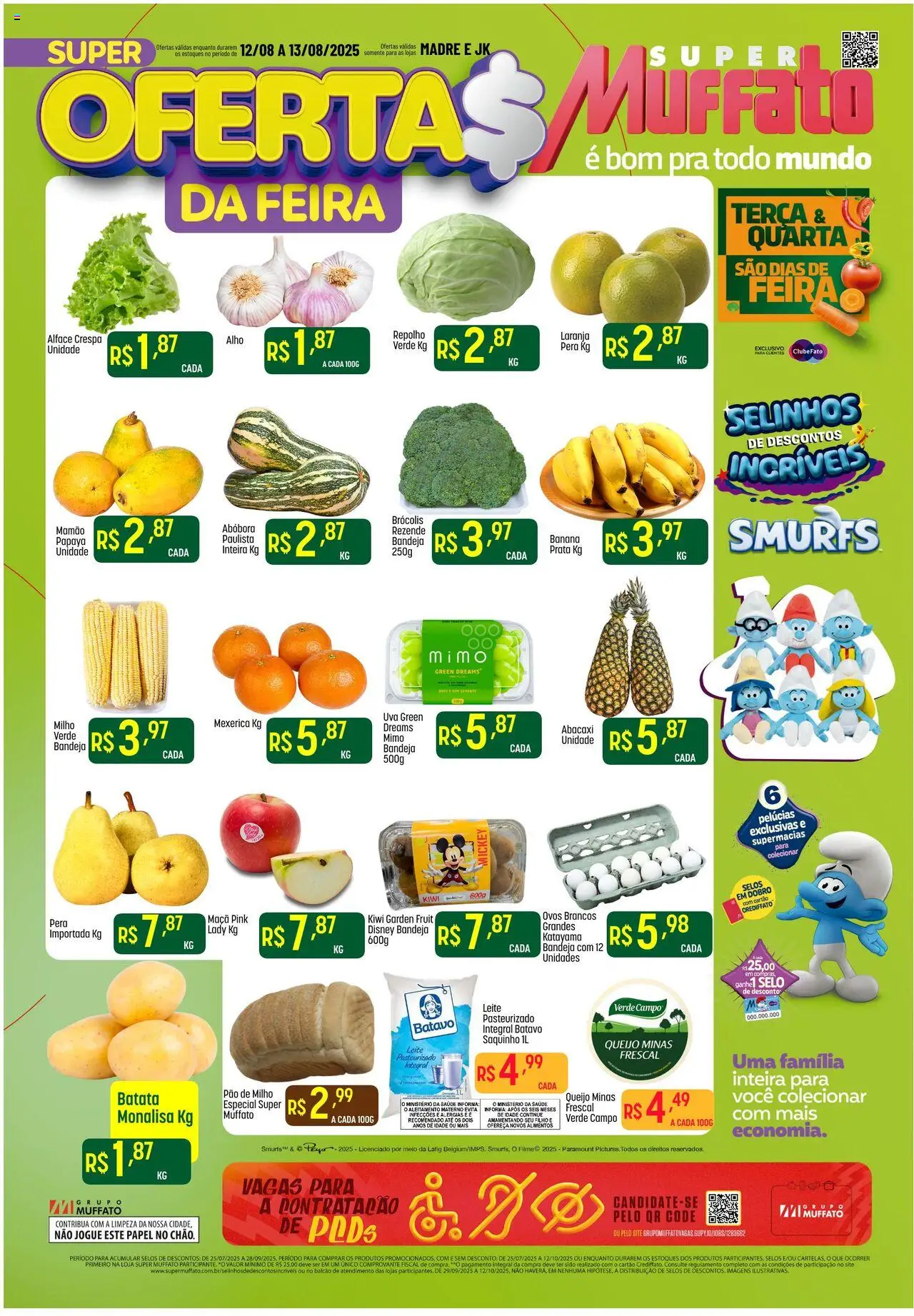 Super Muffato folheto "Ofertas Feira" válido a partir de 12/08/2025 - número de página 1