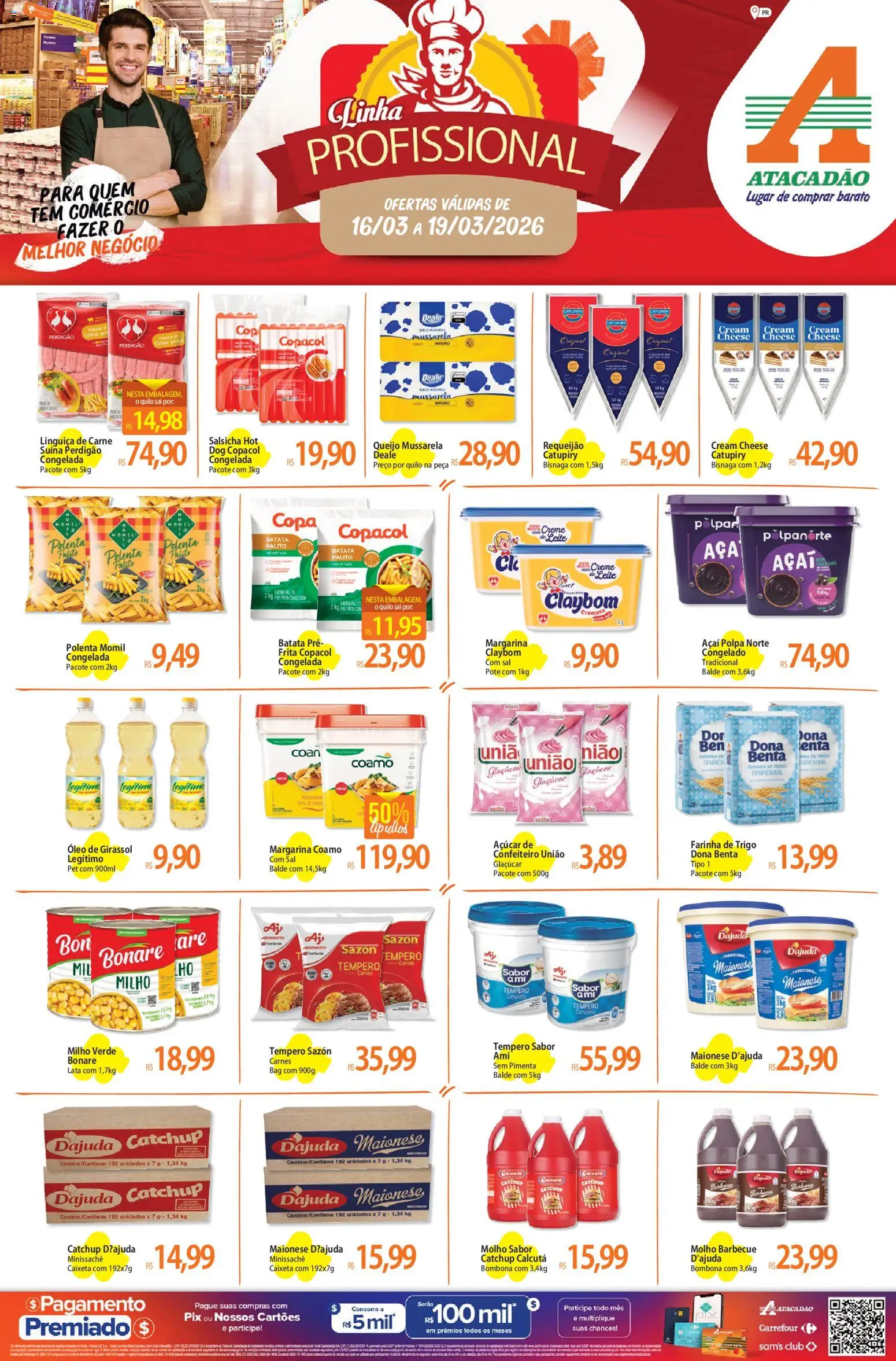 Pré-Visualização do folheto "Atacadão ofertas - PR" da loja Atacadão válido a partir de 16/03/2026