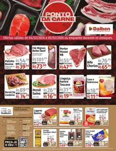 Pré-Visualização do folheto "Ofertas da semana" da loja Supermercado Dalben válido a partir de 04/02/2026