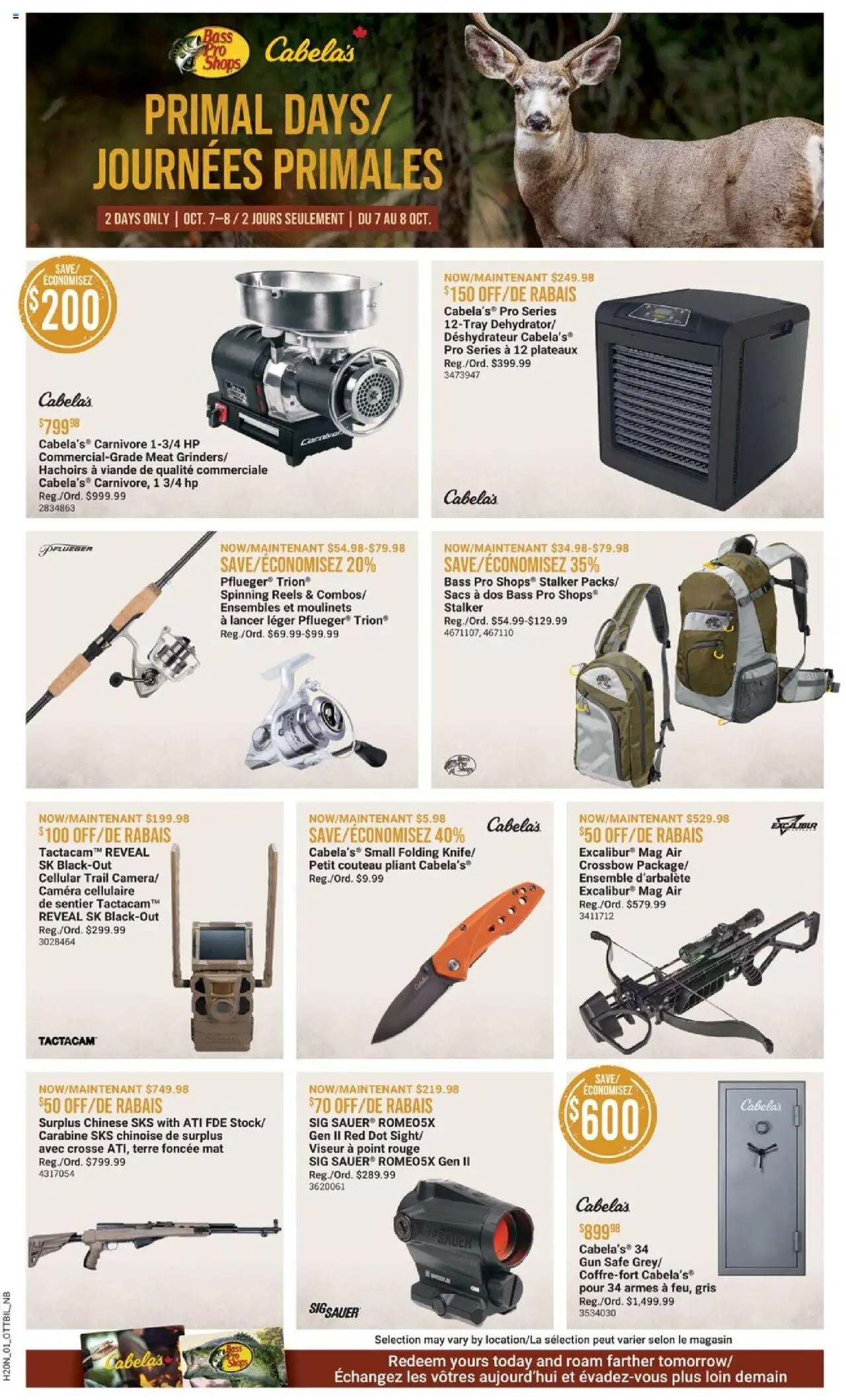Cabelas flyer valid from Oct 07, 2025 - page number 1