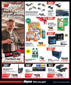 Preview of catalogue Catalogue from shop Repco valid 6 Aug 2025
