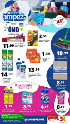Pré-Visualização do folheto "Ofertas Especial Limpeza" da loja São Judas Tadeu válido a partir de 17/09/2025