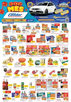 Pré-Visualização do folheto "Ofertas Vira Mes" da loja Supermercados Condor válido a partir de 26/07/2025