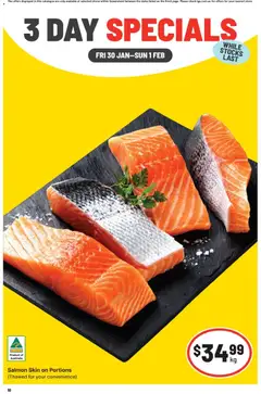 Preview of catalogue 3 Day Specials QLD from shop IGA valid 30/01/2026