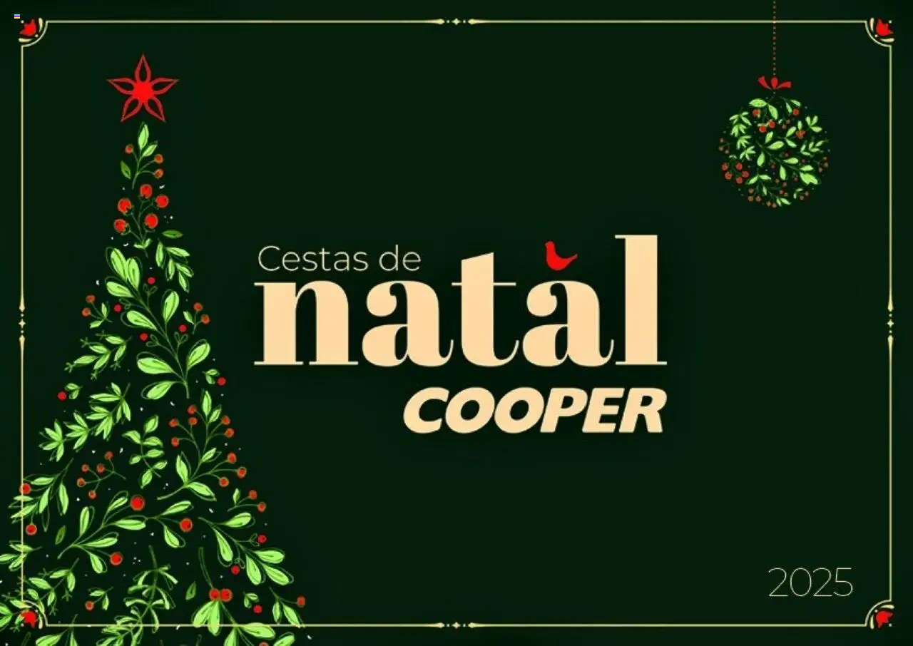 Cooper folheto "Ofertas de Cestas de Natal Cooper" válido a partir de 11/10/2025 - número de página 1