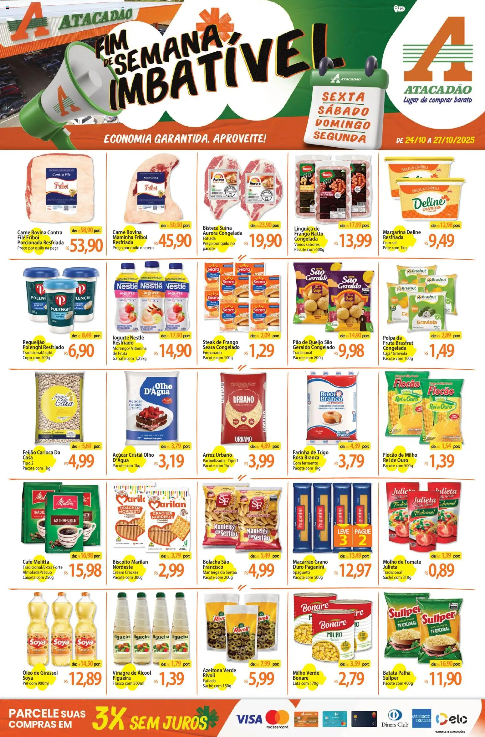 Atacadão folheto "Ofertas - PB" válido a partir de 24/10/2025 - número de página 1