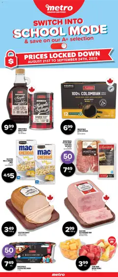 Preview of leaflet Trois-Pistoles from shop Metro is valid from Aug 21, 2025