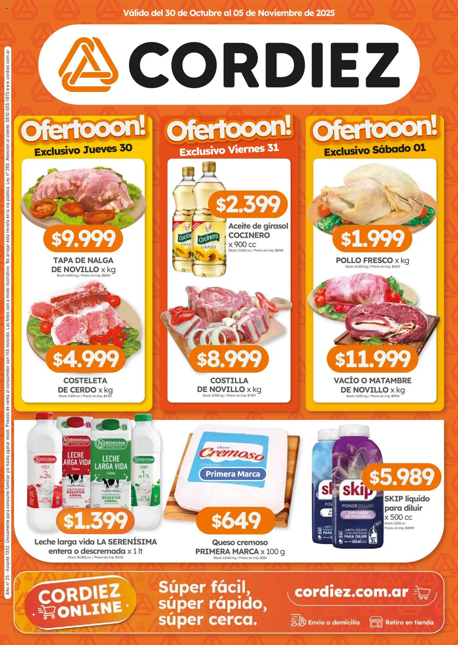 Vista previa del folleto de la tienda Cordiez válido desde el 30/10/2025 