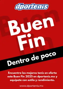 Vista previa las ofertas de la tienda Dportenis - Buen Fin aviso desde el 22/10/2025 