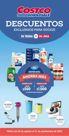 Vista previa las ofertas de la tienda Costco - Catálogo desde el 25/08/2025 