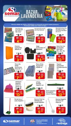 Pré-Visualização do folheto "Semar Supermercado ofertas Bazar e Lavanderia" da loja Semar Supermercado válido a partir de 20/03/2026