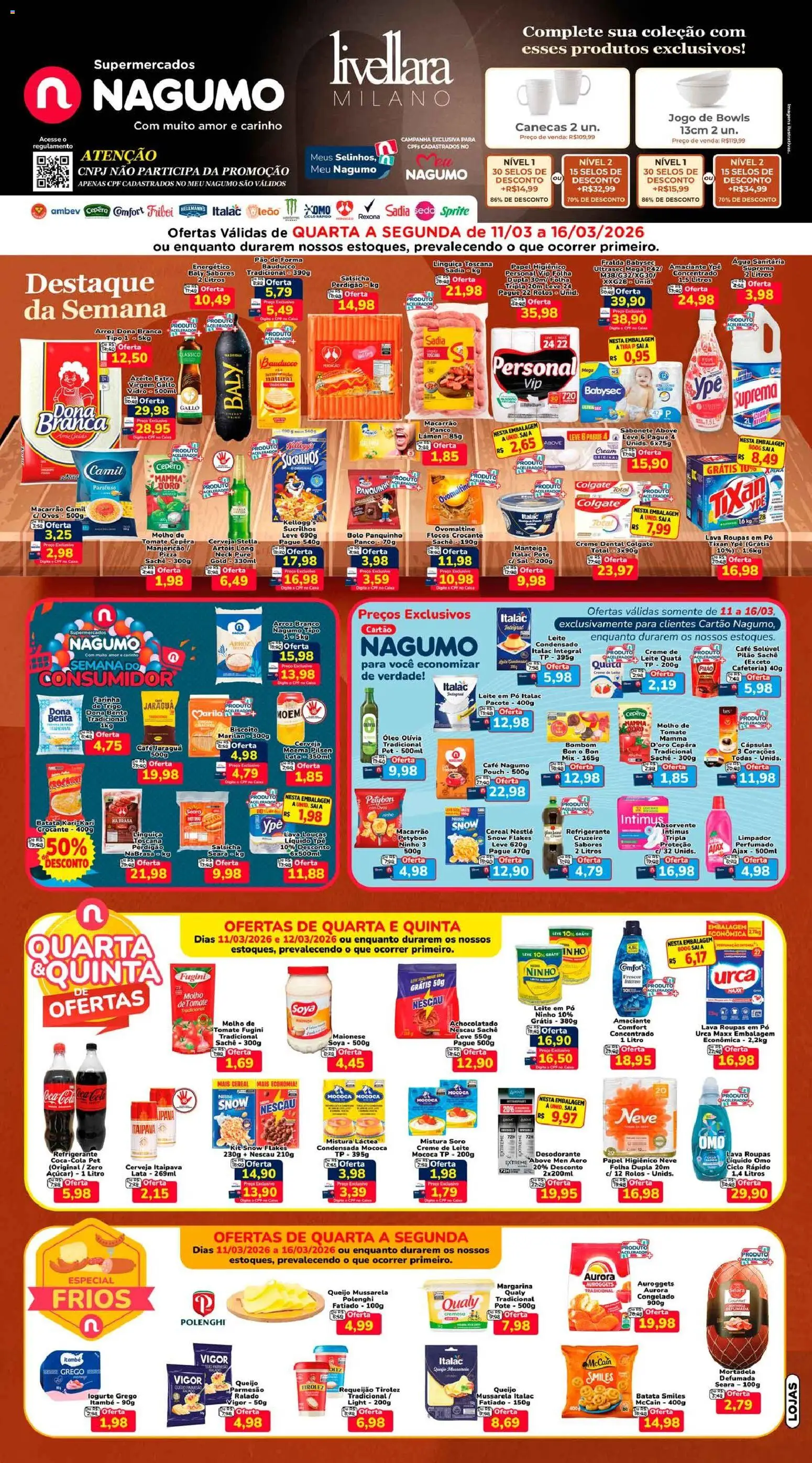 Pré-Visualização do folheto "Nagumo - Ofertas da semana" da loja Nagumo válido a partir de 11/03/2026