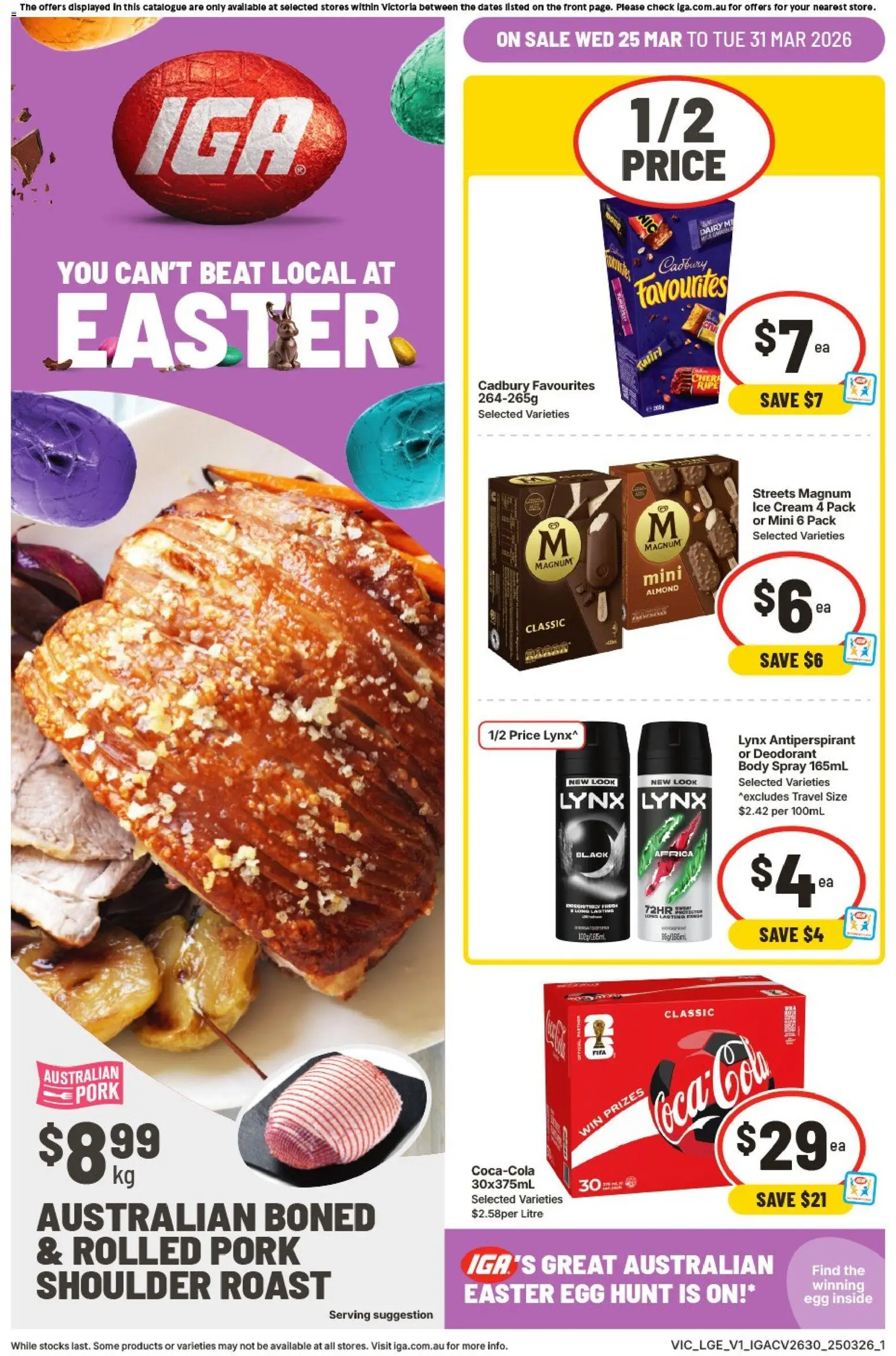 Preview of catalogue IGA catalogue VIC from shop IGA valid 25/03/2026