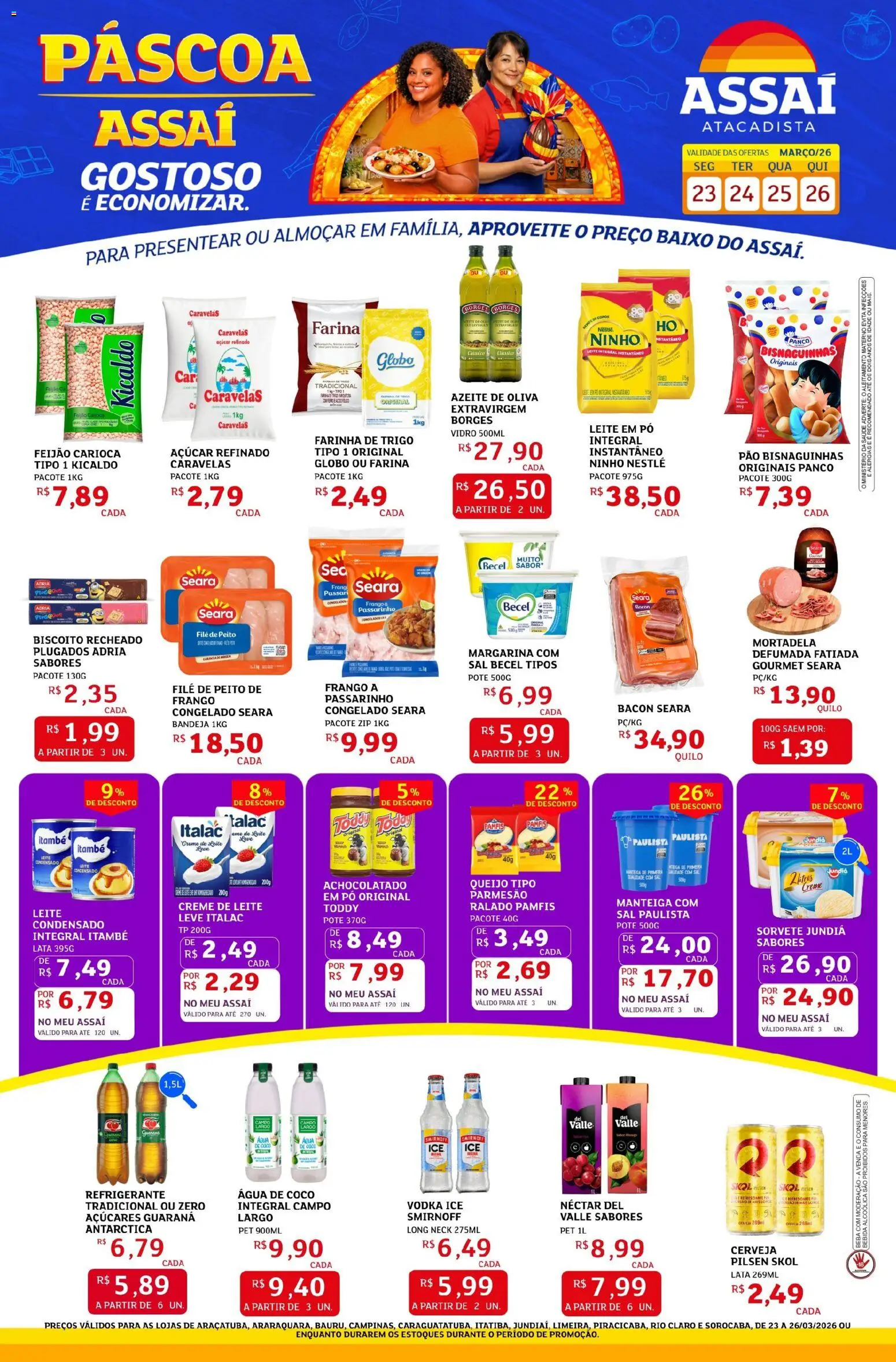 Pré-Visualização do folheto "Assaí Atacadista ofertas - SP" da loja Assaí Atacadista válido a partir de 23/03/2026