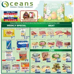 Preview of leaflet Oceans weekly flyer / circulaire from shop Oceans is valid from Apr 03, 2026