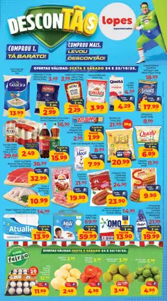 Pré-Visualização do folheto "Ofertas da semana" da loja Lopes Supermercados válido a partir de 24/10/2025
