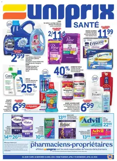 Preview of leaflet Uniprix - Uniprix Sante from shop Uniprix is valid from Apr 09, 2026