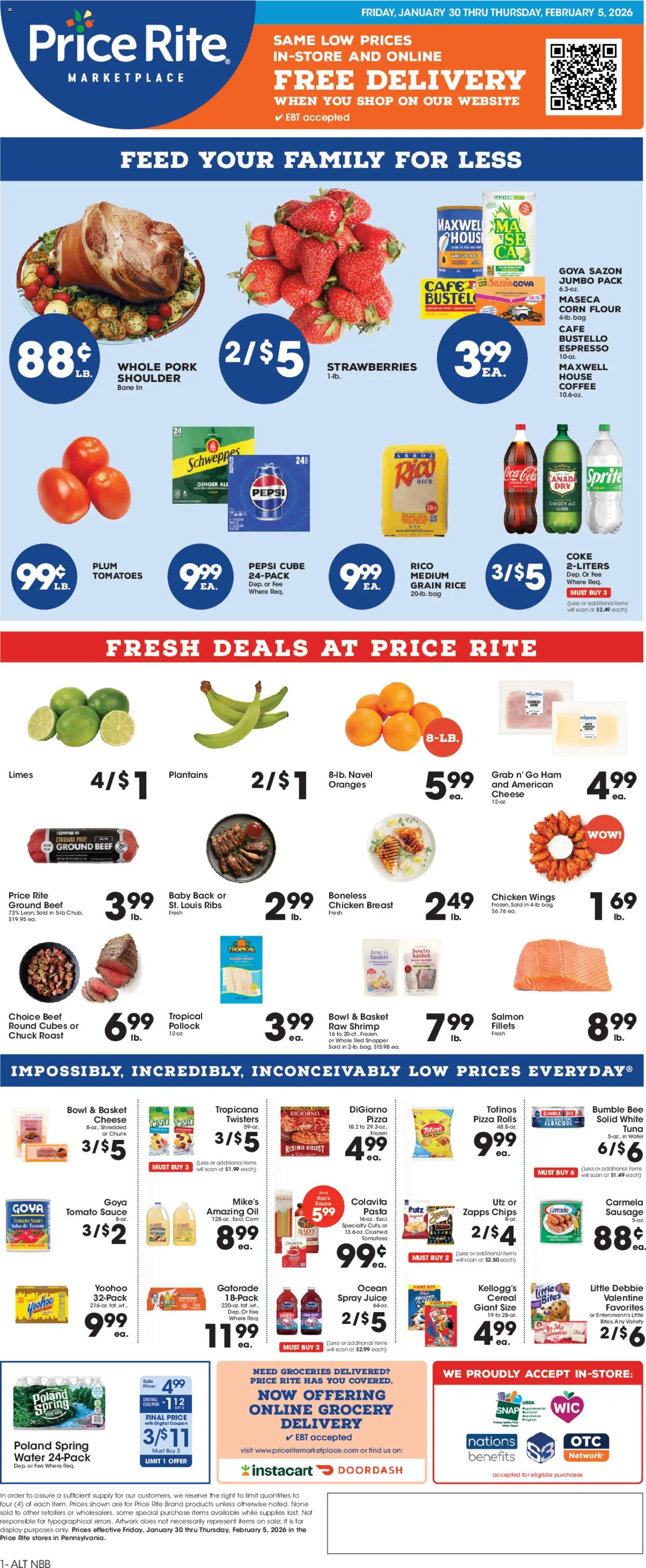 Ad Preview of Price Rite Weekly Ad from 01/30/2026