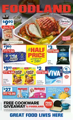 Preview of catalogue Catalogue from shop Foodland valid 05/11/2025