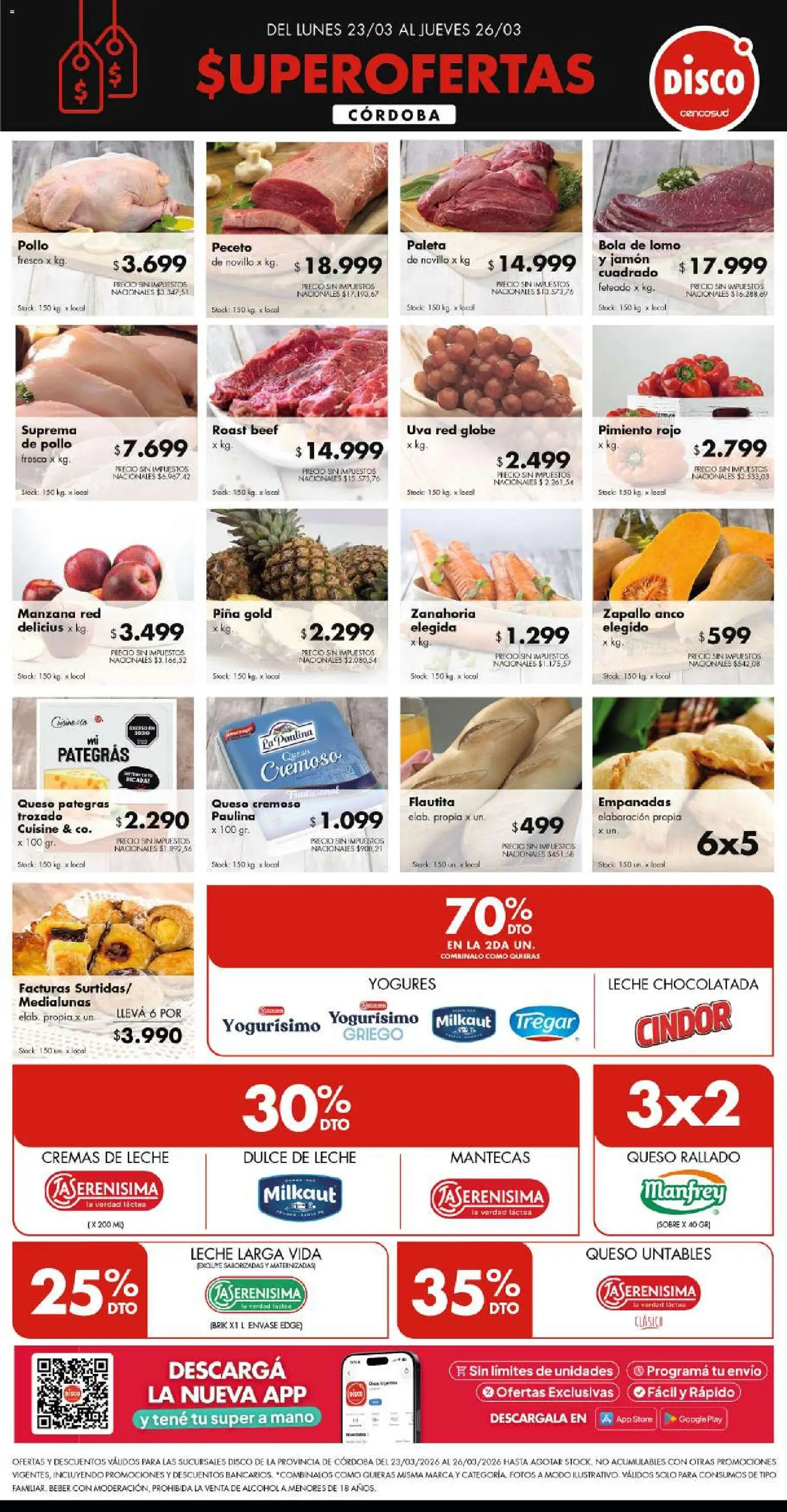 Vista previa del folleto de la tienda Disco válido desde el 22/03/2026 