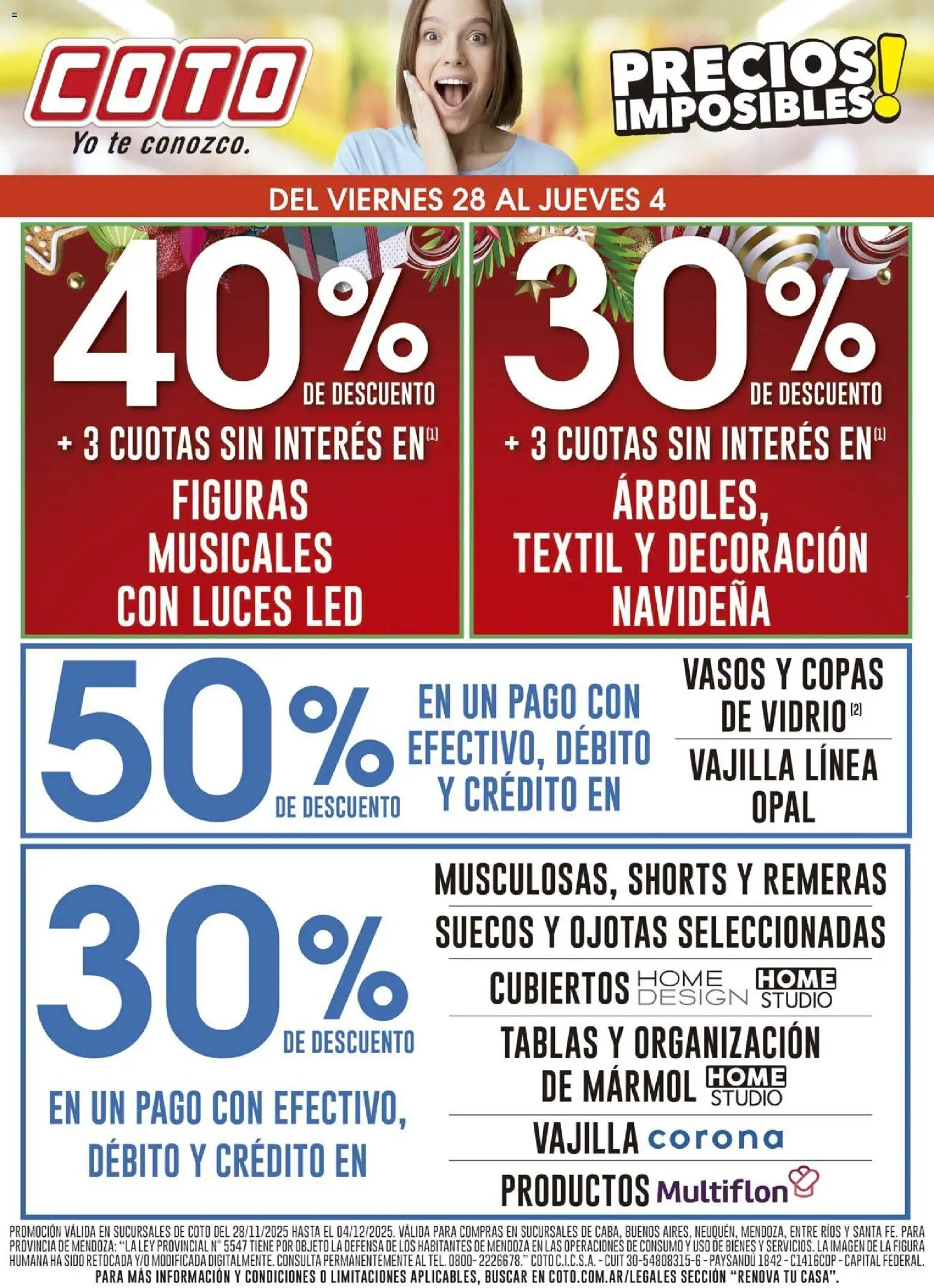 Vista previa del folleto de la tienda Coto válido desde el 28/11/2025 