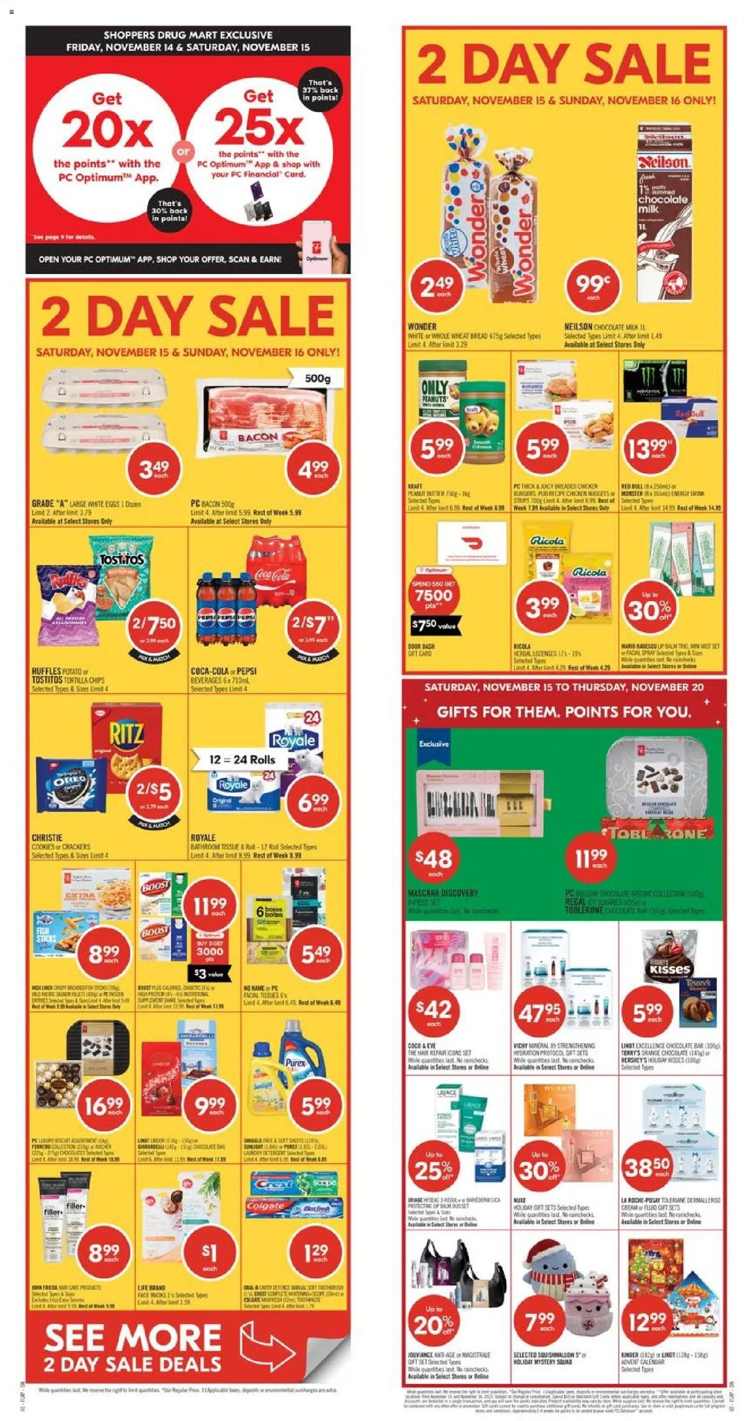 Preview of leaflet Weekly flyer / circulaire from shop Shoppers is valid from Nov 15, 2025