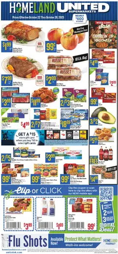 Ad Preview of Homeland Weekly Ad from 10/22/2025