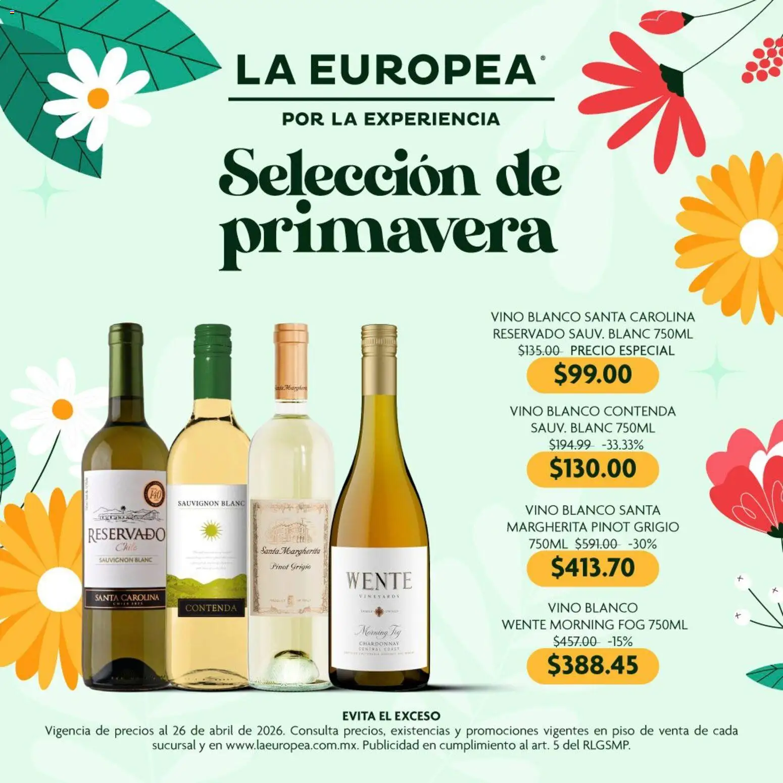 Vista previa las ofertas de la tienda La Europea - La Europea catálogo Selección de primavera desde el 16/04/2026 