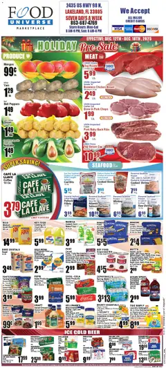 Ad Preview of Food Universe Weekly Ad from 12/12/2025 | Page: 1