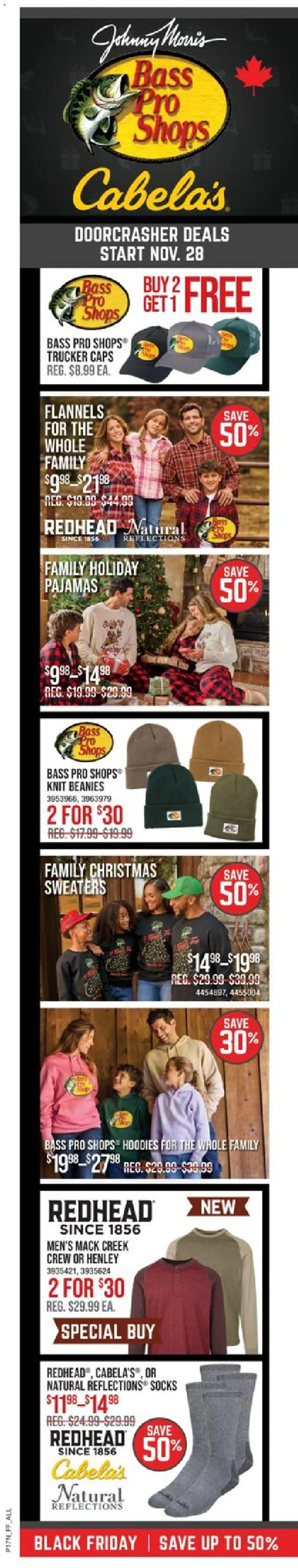 Preview of leaflet Black Friday from shop Cabelas is valid from Nov 28, 2025