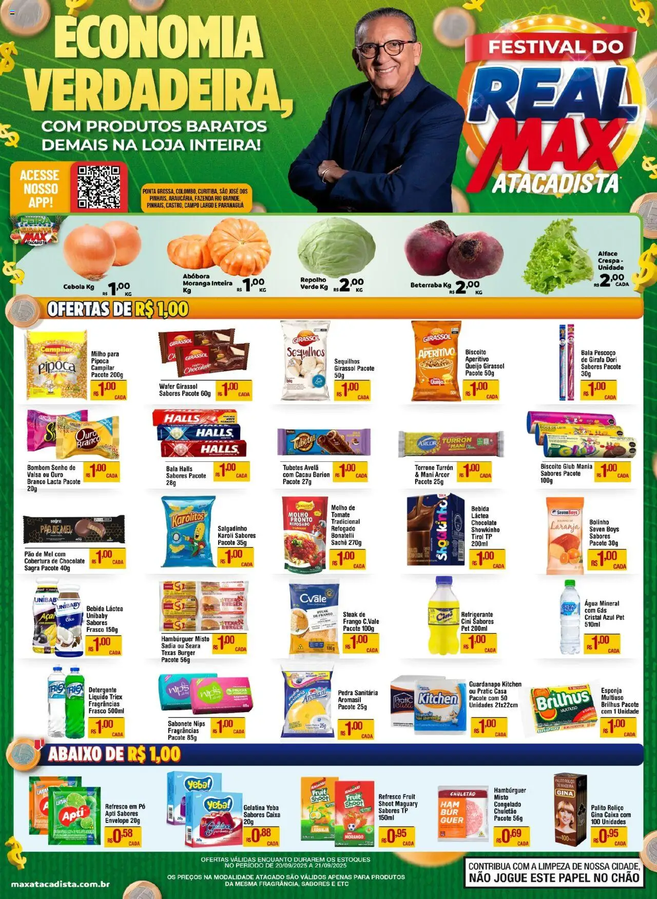 Max Atacadista folheto "Ofertas Festival do Real" válido a partir de 20/09/2025 - número de página 1