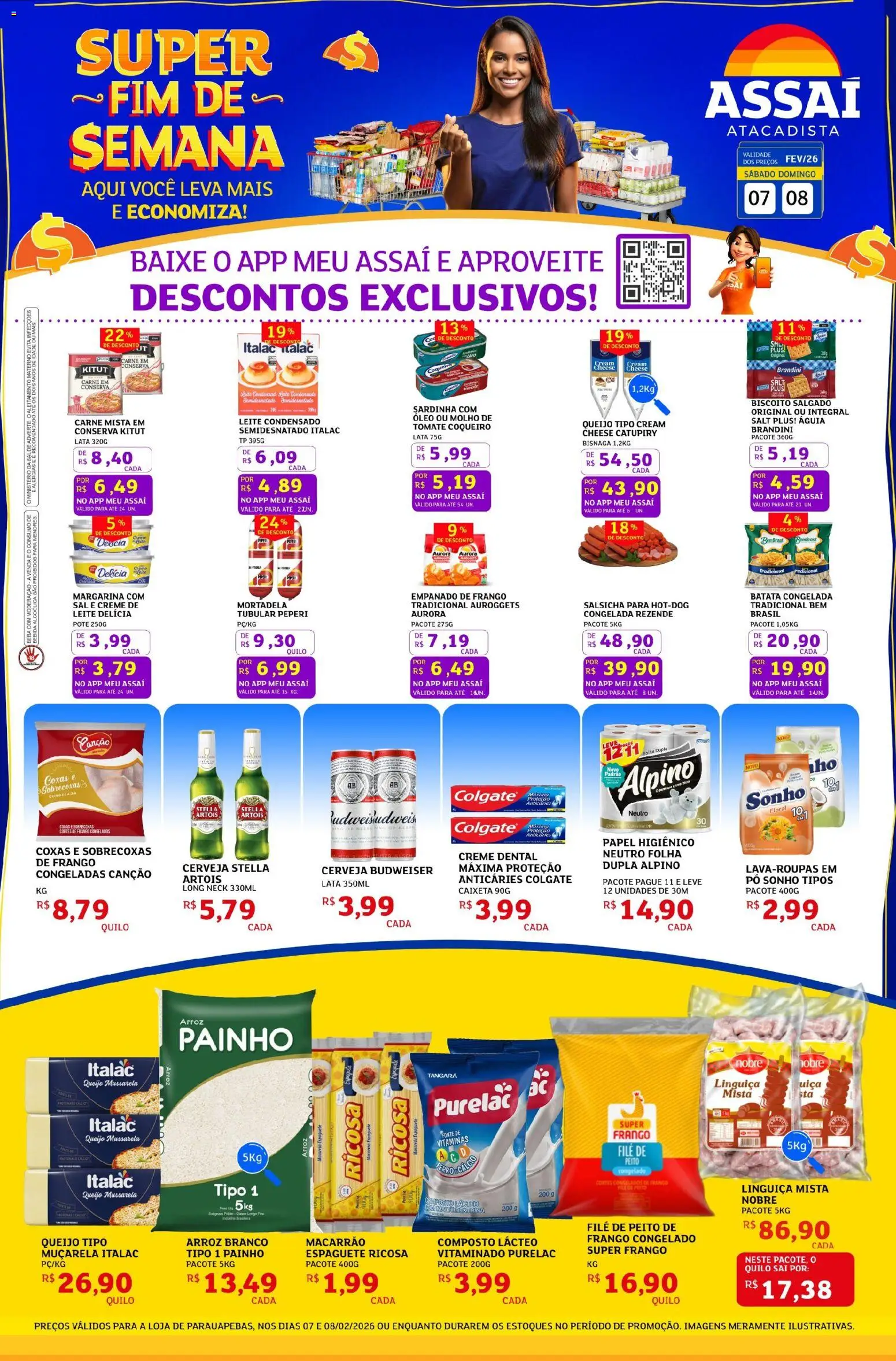 Pré-Visualização do folheto "Encarte - PA" da loja Assaí Atacadista válido a partir de 07/02/2026