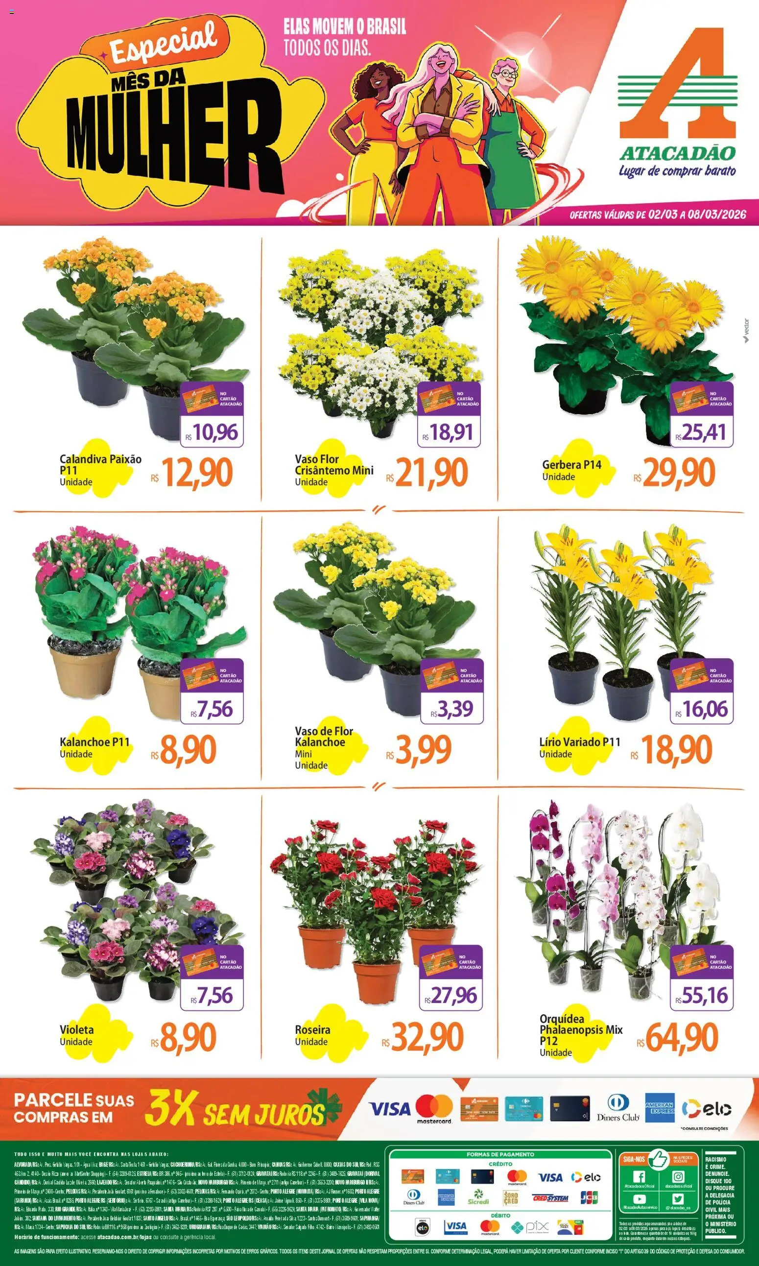 Pré-Visualização do folheto "Atacadão ofertas - RS" da loja Atacadão válido a partir de 02/03/2026