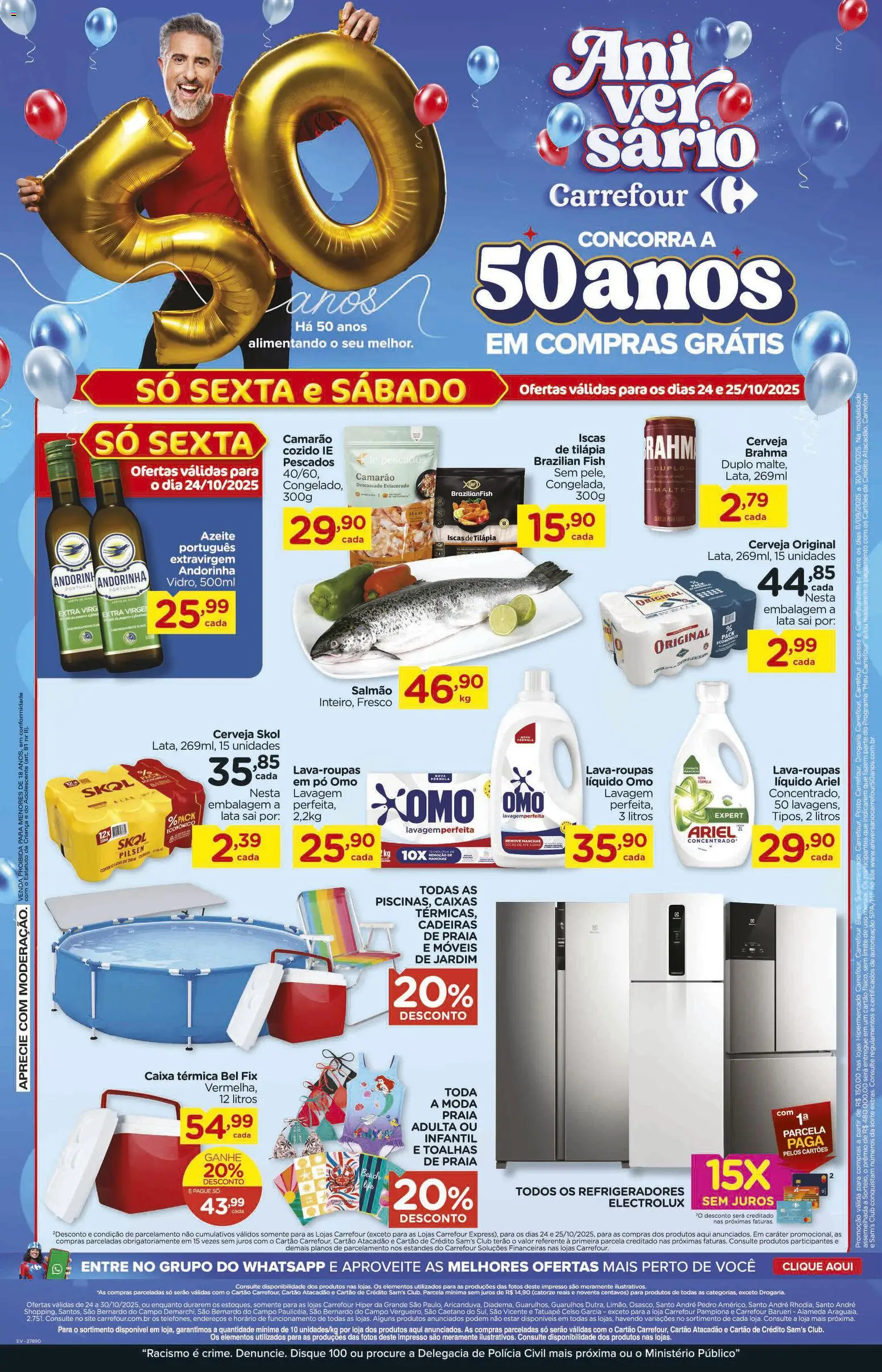 Carrefour folheto "Ofertas da semana" válido a partir de 24/10/2025 - número de página 1