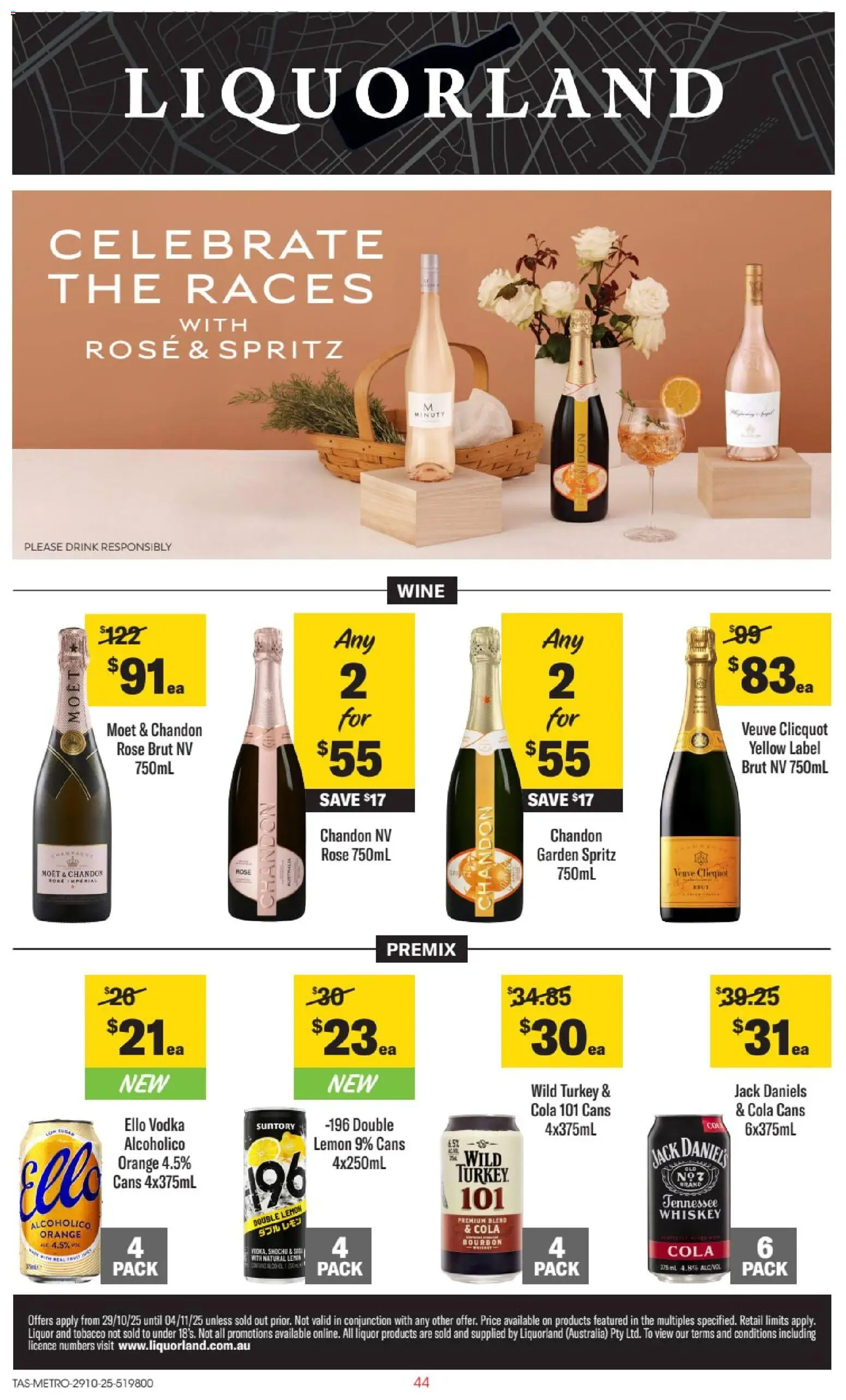 Preview of catalogue Catalogue TAS from shop Liquorland valid 29/10/2025